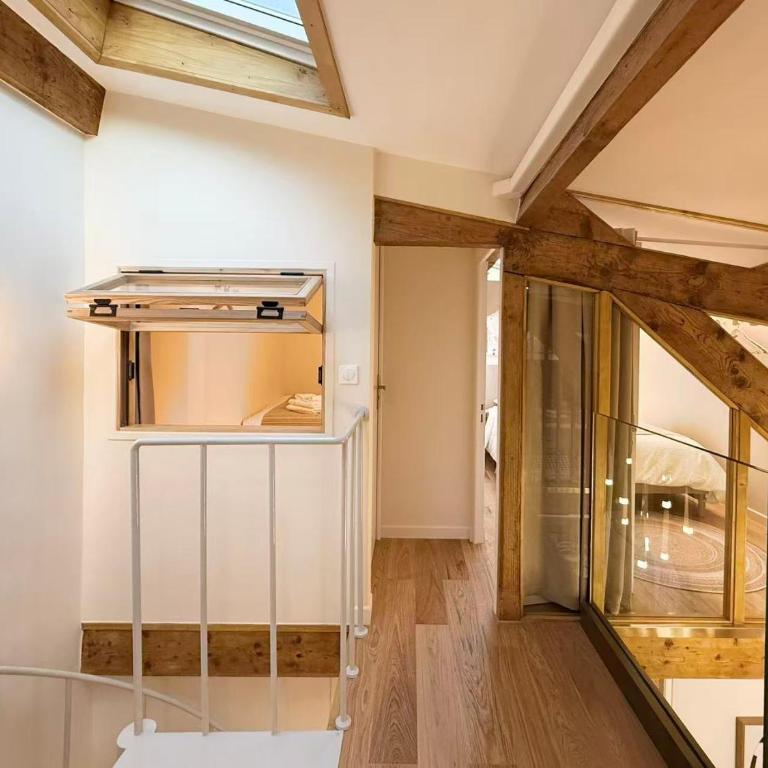 Architect Renovated Family Duplex 4 bedrooms Opéra Lafayette AC 9p CCTV in Common Areas - Appartement de Grand Standing 4 Chambres - 4