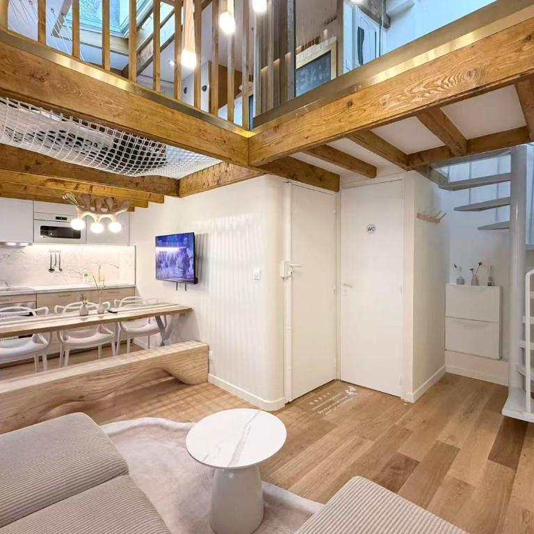Architect Renovated Family Duplex 4 bedrooms Opéra Lafayette AC 9p CCTV in Common Areas - Appartement de Grand Standing 4 Chambres - 3