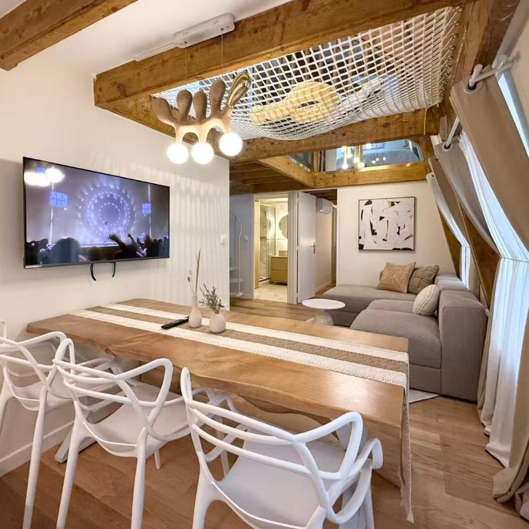 Architect Renovated Family Duplex 4 bedrooms Opéra Lafayette AC 9p CCTV in Common Areas - Appartement de Grand Standing 4 Chambres - 14
