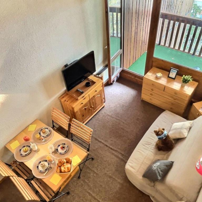 Studio mezzanine à Val d'Isère pour 3 pers. avec animaux & parking couvert - FR-1-411-1019 - Studio - 1
