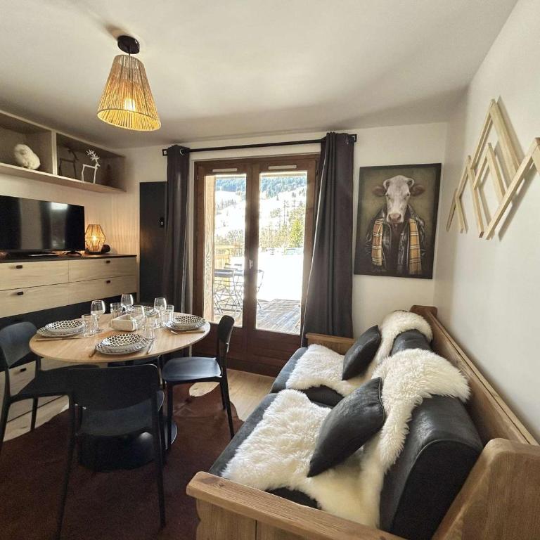 Appartement cosy 2 pièces, terrasse, casier à skis, parking commun - Appartement 1 Chambre - 1