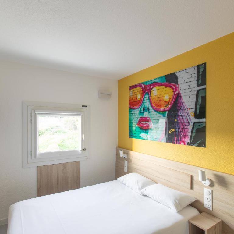 Kyriad ECO - Narbonne Sud - Chambre Standard avec 1 Lit Double, Connexion Wi-Fi Gratuite, Climatisation et Douche - 1