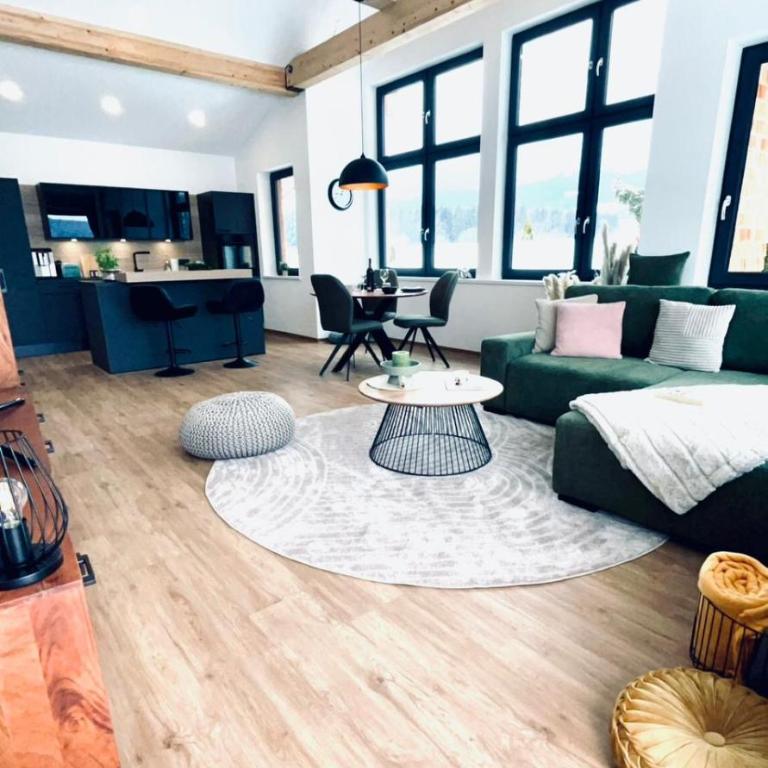 Moosmühle Weitnau - Apartment mit 1 Schlafzimmer, Balkon und Bergblick - 5