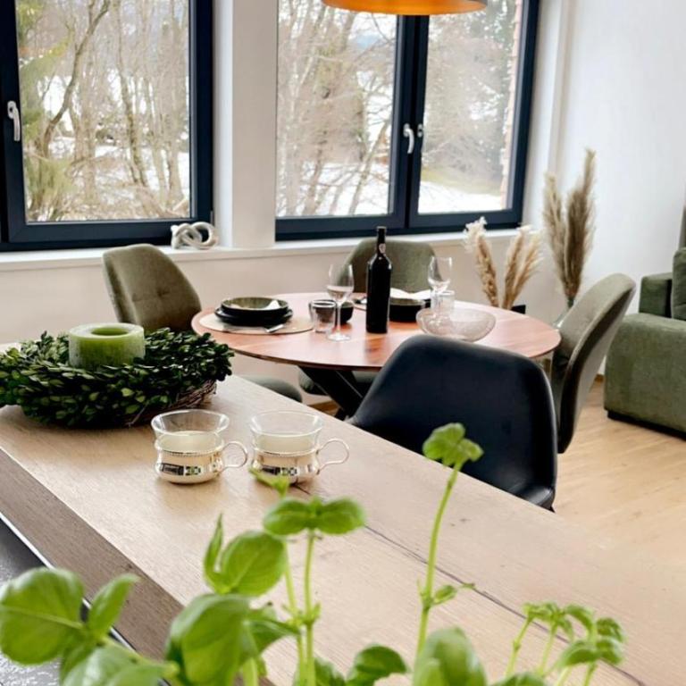 Moosmühle Weitnau - Apartment mit 1 Schlafzimmer, Balkon und Bergblick - 8
