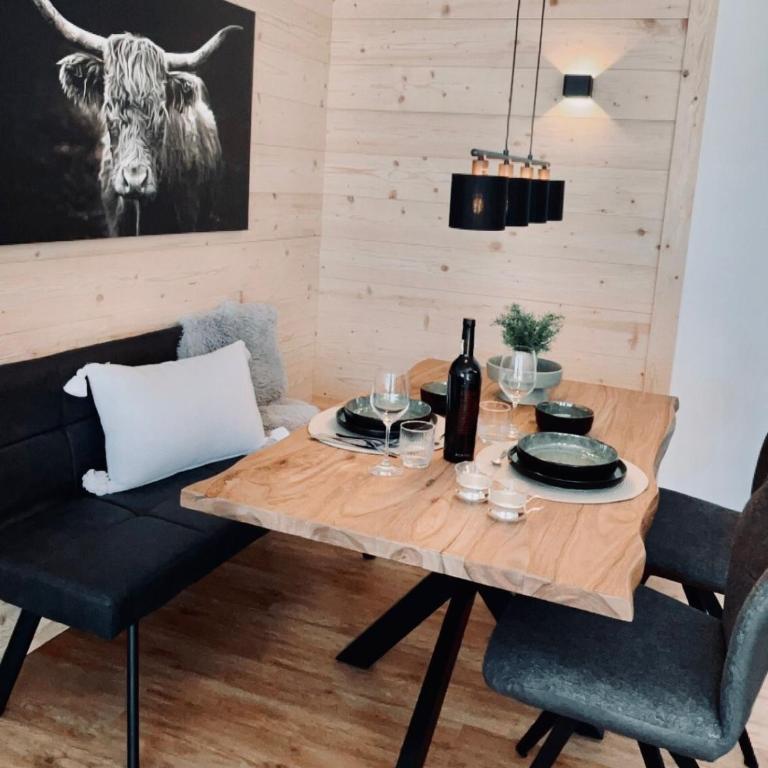 Moosmühle Weitnau - Apartment mit 1 Schlafzimmer, Balkon und Bergblick - 4