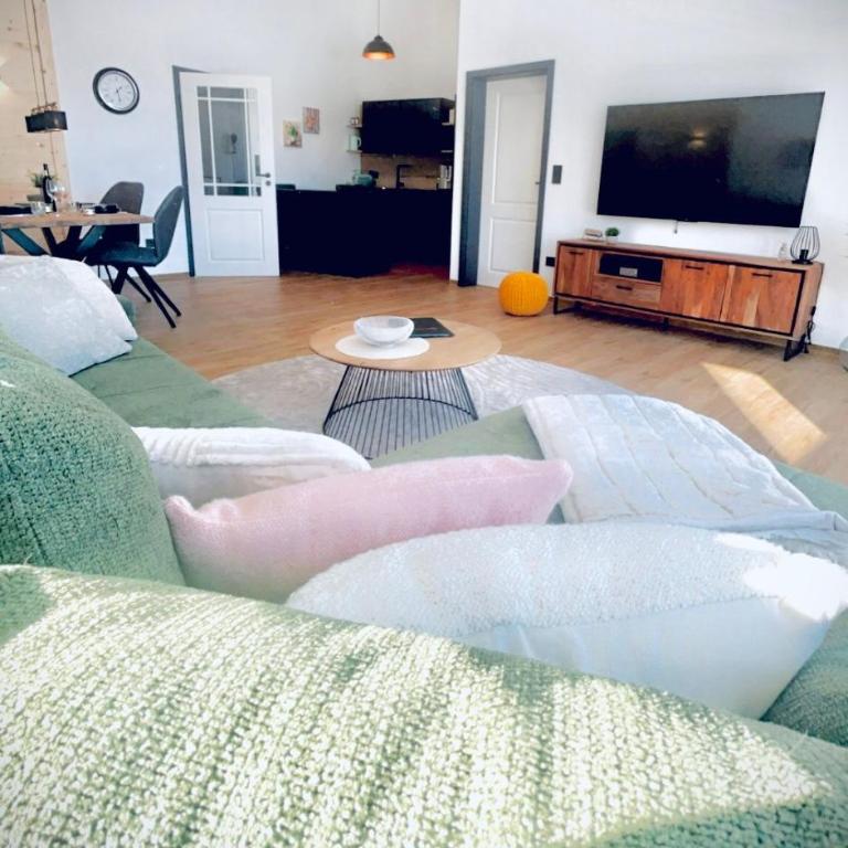 Moosmühle Weitnau - Apartment mit 1 Schlafzimmer, Balkon und Bergblick - 5