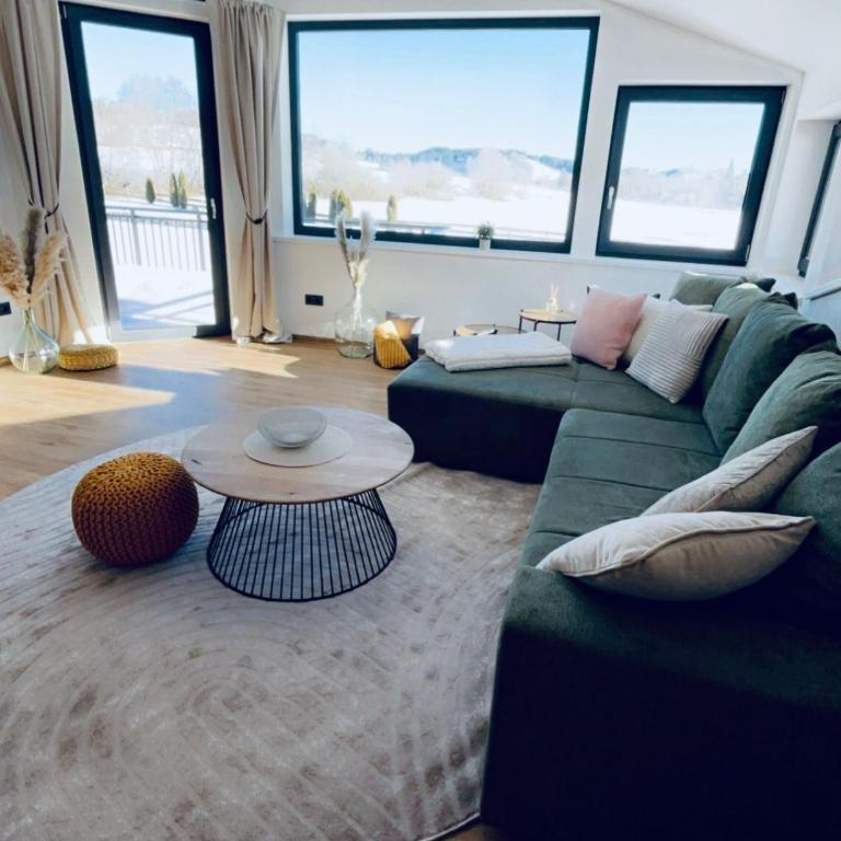 Moosmühle Weitnau - Apartment mit 1 Schlafzimmer, Balkon und Bergblick - 6