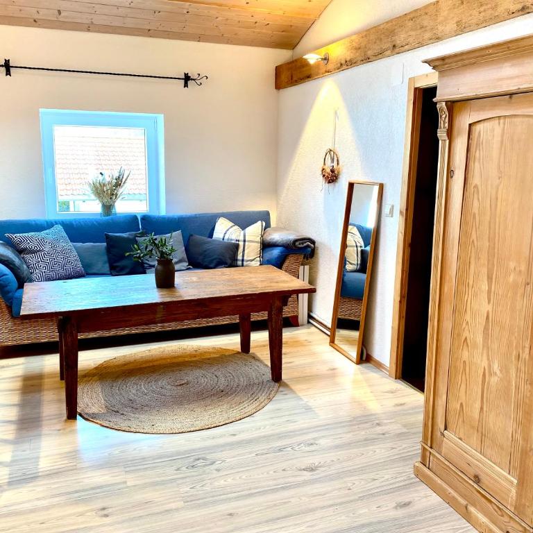 Moosmühle Weitnau - Apartment mit 1 Schlafzimmer und Gartenblick - 11