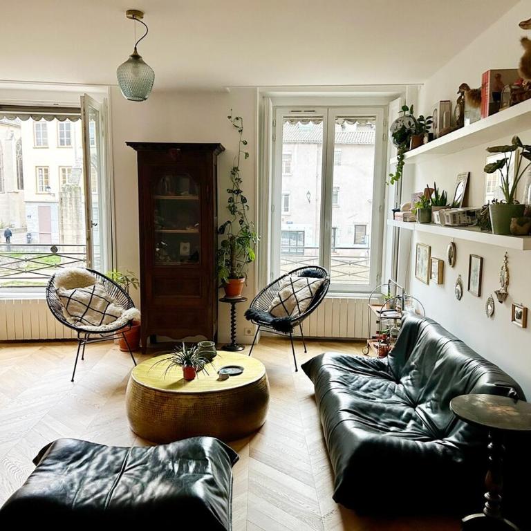 Appartement quai de Saône vue vieux Lyon Fourvière - Apartment mit 3 Schlafzimmern - 40