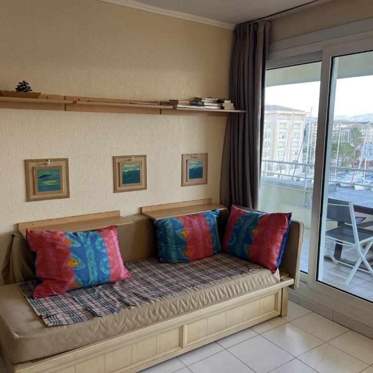 CAP HERMES, 4eme etage, vue exceptionnelle sur le port - Apartment mit 1 Schlafzimmer, Meerblick und Terrasse - 17