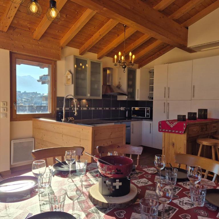 Sublime appartement avec terrasse - Centre BSM - Appartement 3 Chambres - 4