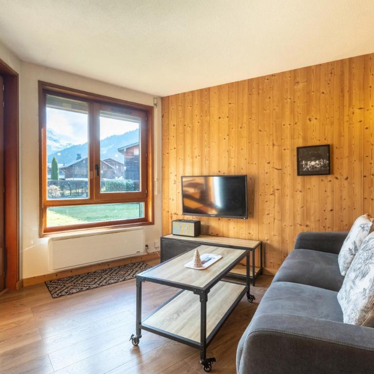 Le Corti Lodge, Morzine centre 2- personnes, jard - Apartment with Garden View - 1