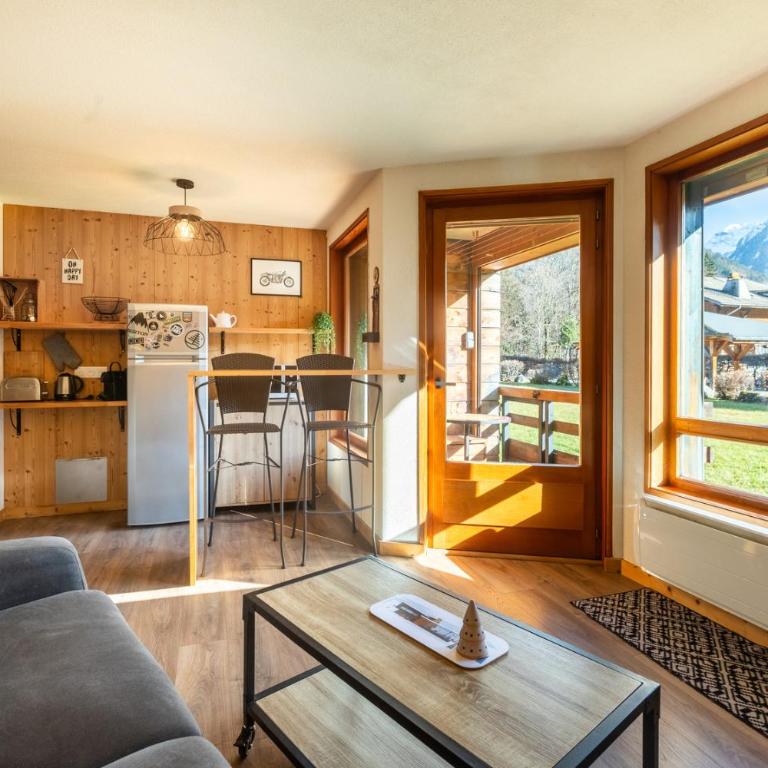 Le Corti Lodge, Morzine centre 2- personnes, jard - Apartment with Garden View - 3