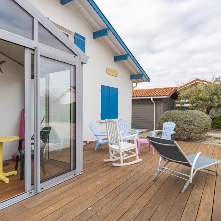 Villa T4 à Biscarrosse Plage, jardin privé, WiFi, 50m de la plage, 6 personnes - FR-1-521-150 - Maison de Vacances (6 Adultes) - 16