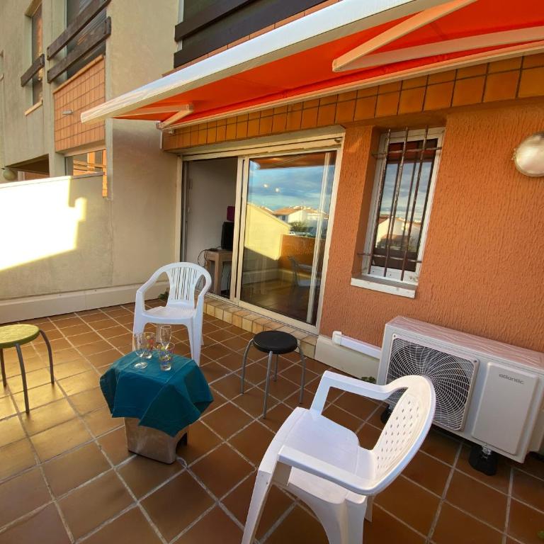 Port Leucate T2 Cabine 4 pers, RDC surélevé, Terrasse Ouest, Parking privé, Proche mer, Équipé - FR-1-798-5 - Appartement - 6