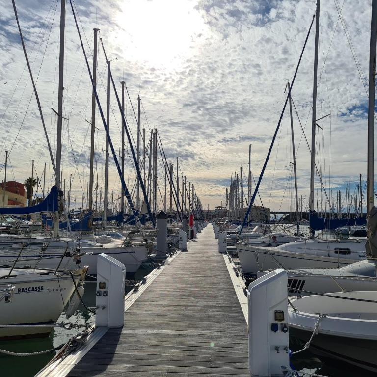 Port Leucate T2 Cabine 4 pers, RDC surélevé, Terrasse Ouest, Parking privé, Proche mer, Équipé - FR-1-798-5 - Appartement - 16