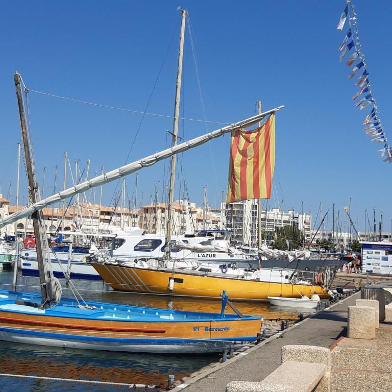 Port Leucate T2 Cabine 4 pers, RDC surélevé, Terrasse Ouest, Parking privé, Proche mer, Équipé - FR-1-798-5 - Appartement - 18