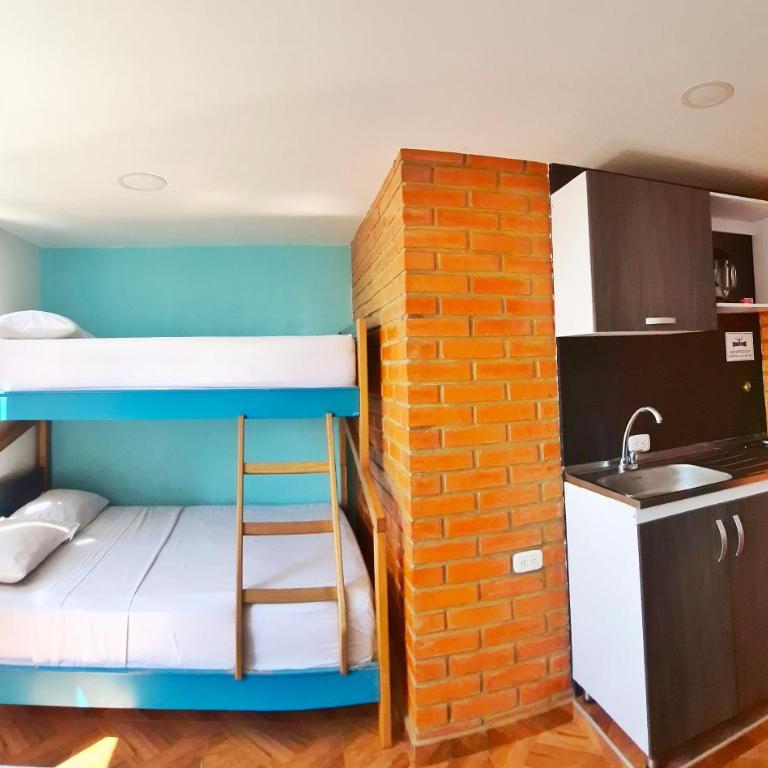 Apartaestudios costa clara a pasos del mar - rodadero - Apartamento de 1 dormitorio - 8
