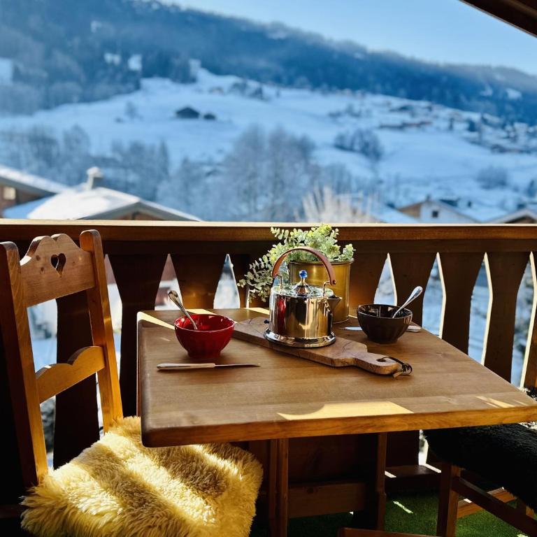 Le Refuge des Meurets 4 pers 2 lits proche Télésiège du Crêt du Midi 1 parking Baclom - Appartement 1 Chambre - 13