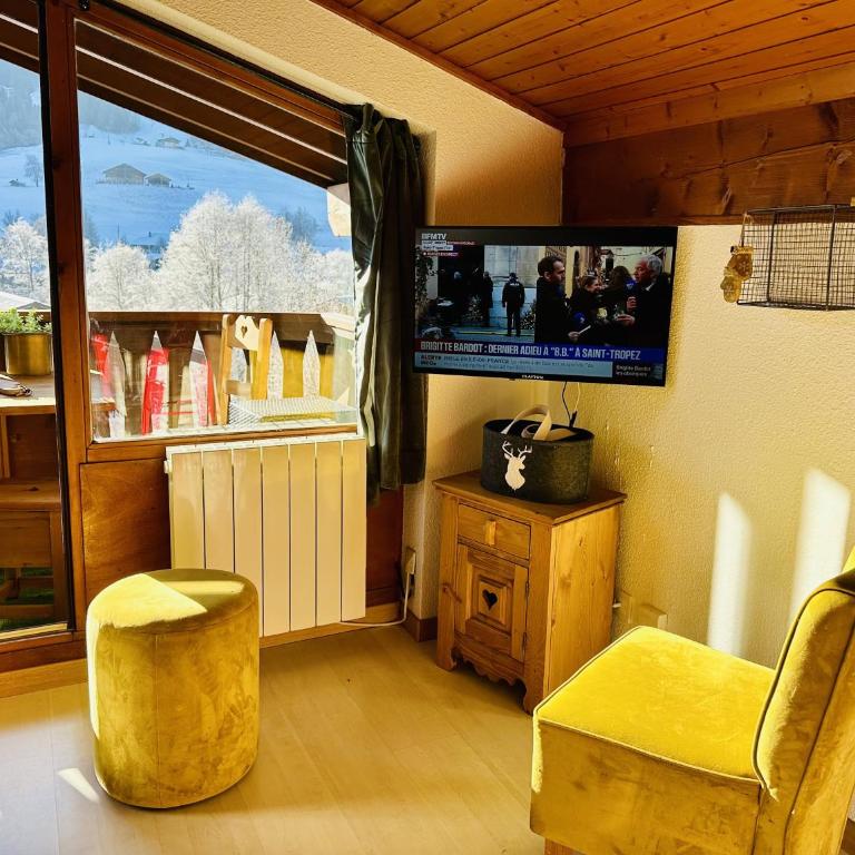 Le Refuge des Meurets 4 pers 2 lits proche Télésiège du Crêt du Midi 1 parking Baclom - Appartement 1 Chambre - 17
