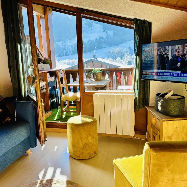 Le Refuge des Meurets 4 pers 2 lits proche Télésiège du Crêt du Midi 1 parking Baclom - Appartement 1 Chambre - 18