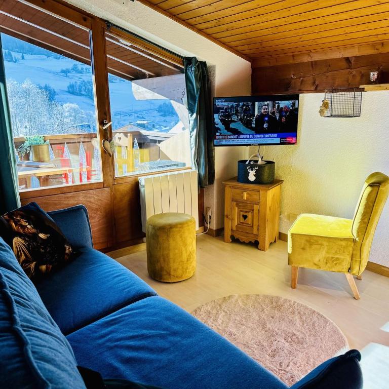 Le Refuge des Meurets 4 pers 2 lits proche Télésiège du Crêt du Midi 1 parking Baclom - Appartement 1 Chambre - 3
