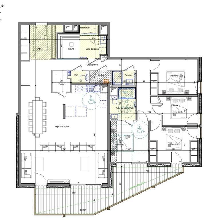 NAGANO 207 | LES GETS | Emplacement exceptionnel en face des pistes au cœur du village | Appartement neuf 4 chambres - 10 personnes by Regent Alps - Apartamento - 16