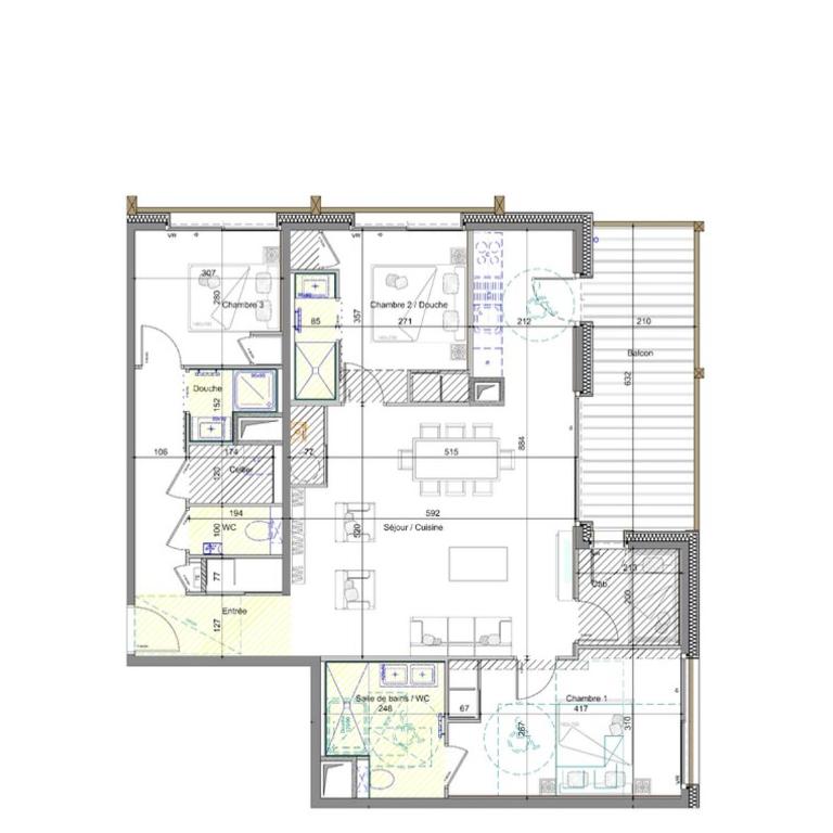 NEW | NAGANO 206 | LES GETS | Situation exceptionnelle en face des pistes | Appt neuf 4 chambres - 9 personnes - Apartment - 27