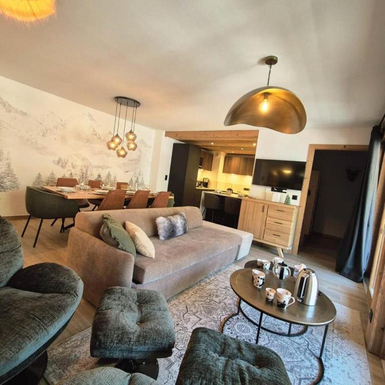 NAGANO 205 | LES GETS | Emplacement exceptionnel en face des pistes au cœur du village | Appartement neuf 3 chambres - 8 personnes - Apartamento - 5