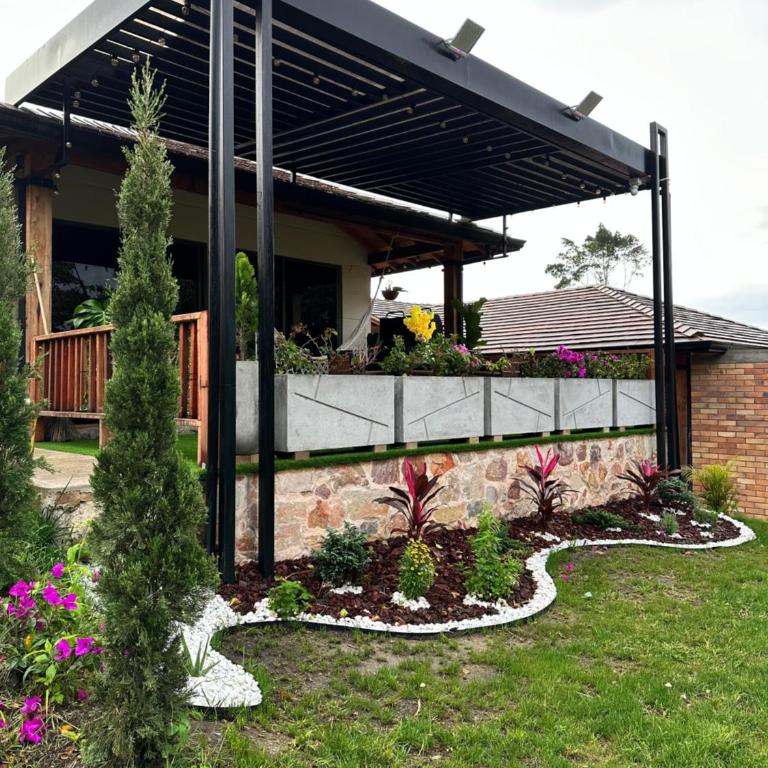 Entrebosques 16 - Cabaña en el Pony Parque Mesa de los Santos - Two-Bedroom House - 23