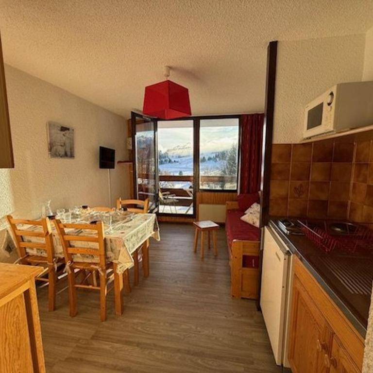 Studio cabine 4 pers aux Saisies, proche commerces - Appartement 1 Chambre - 1