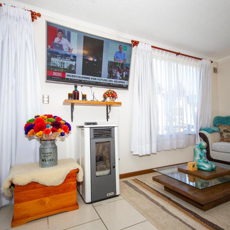 Acogedora casa ampliamente equipada a 5 min del centro de Pucón, Chile - Two-Bedroom Townhouse - 9