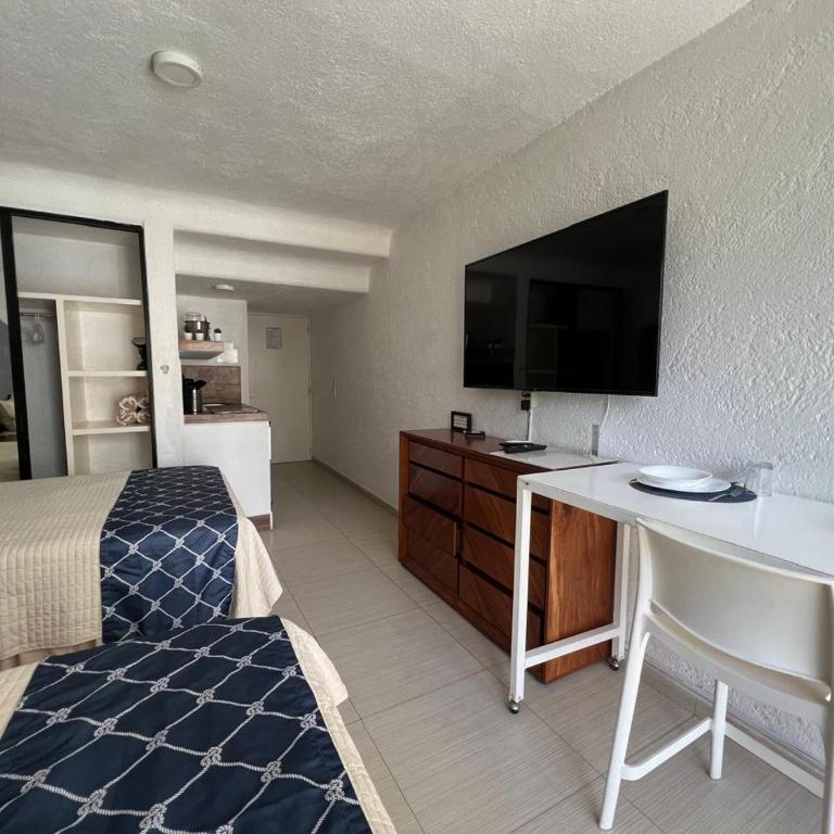 SKY INN Oficial Acapulco Suites & Condo Mediterrane - Habitación Doble - 2 camas - 1