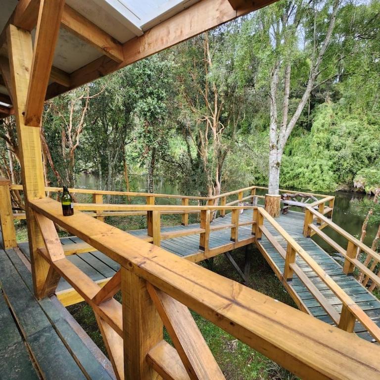 Lodge con Playa Privada a Orillas del Río Maullín - Two-Bedroom House - 13