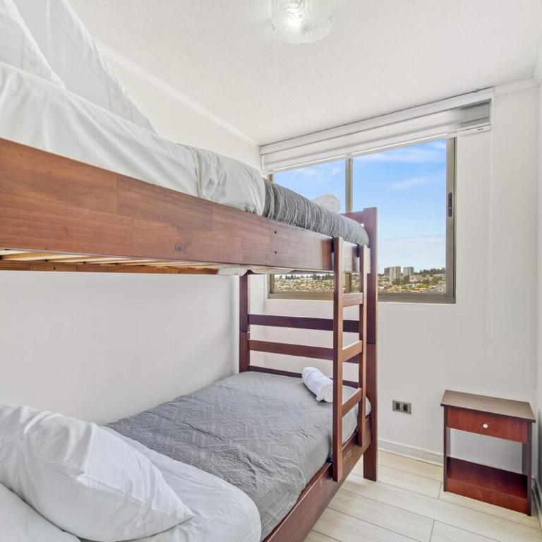 Comfort Life Concón- 3D with Wifi - Three-Bedroom Apartment with Balcony - 7