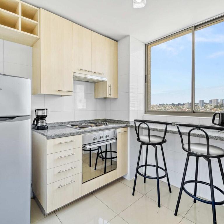 Comfort Life Concón- 3D with Wifi - Three-Bedroom Apartment with Balcony - 4