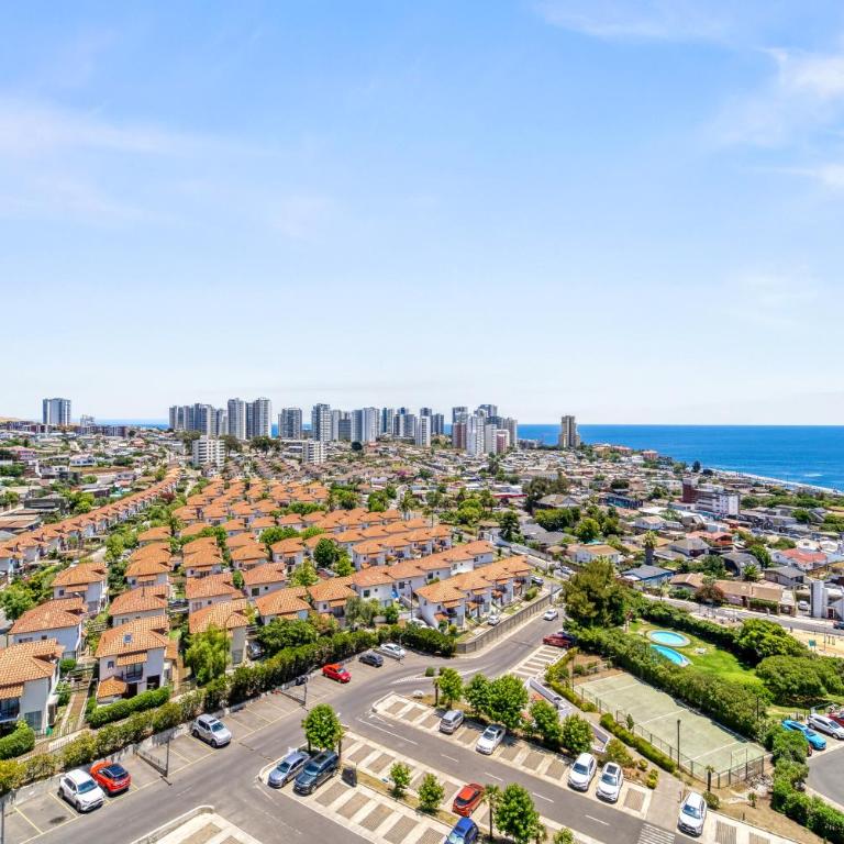 Comfort Life Concón- 3D with Wifi - Three-Bedroom Apartment with Balcony - 18