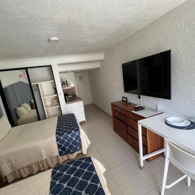 SKY INN Oficial Acapulco Suites & Condo Mediterrane - Habitación Doble - 2 camas - 6