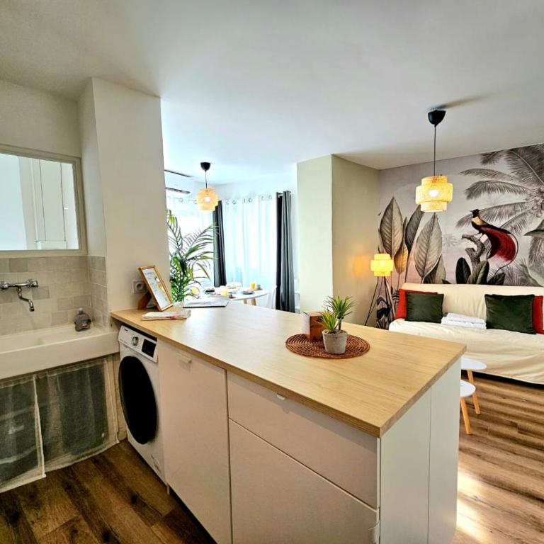 La Parenthèse avec Clim- proche arène - Two-Bedroom Apartment - 4