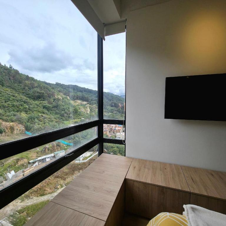 Loft con Naturaleza-Confort, Coworking,Gym,Usaquén - Apartamento con vistas a las montañas - 7