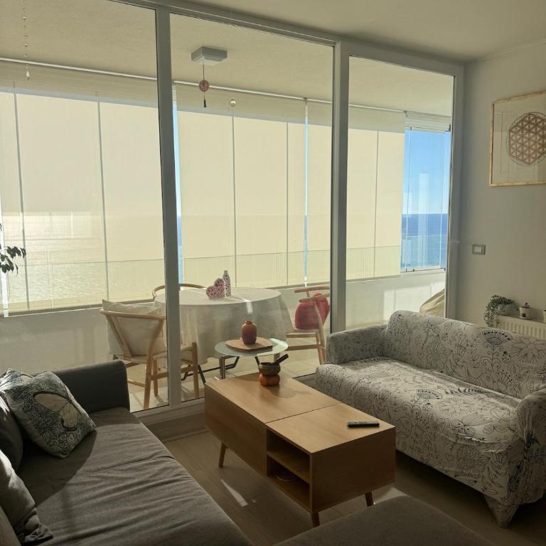 Reñaca Panorámica Increíble 2D2B Ideal para Argentinos - Three-Bedroom Apartment - 21