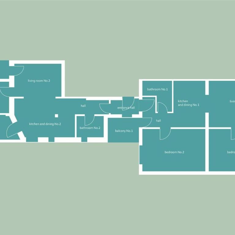 155sqm 4BR Central Belgrade Apartment for 9 Guests - Apartment - 4