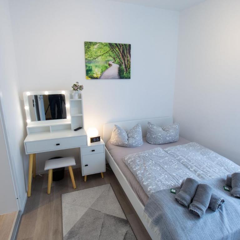 AugsburgLiving - Business- und Ferienapartments - Apartamento de 1 dormitorio con balcón - 14