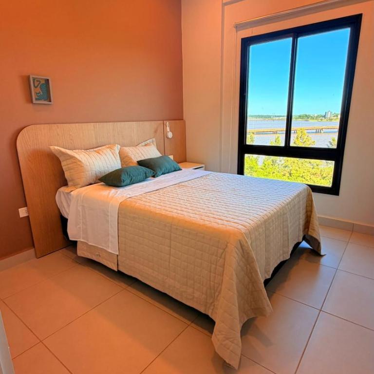 Departamento con parking en edificio Zuba confortable y elegante en Encarnación! - One-Bedroom Apartment - 16