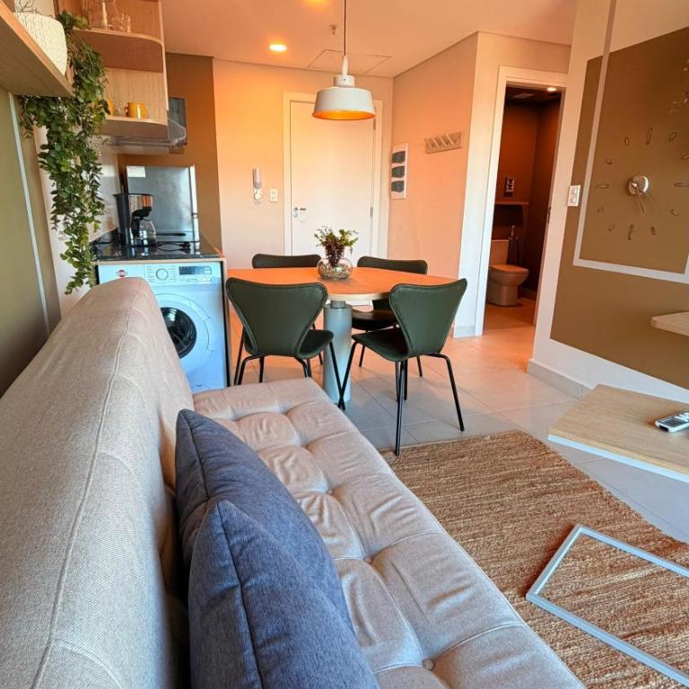 Departamento con parking en edificio Zuba confortable y elegante en Encarnación! - One-Bedroom Apartment - 19