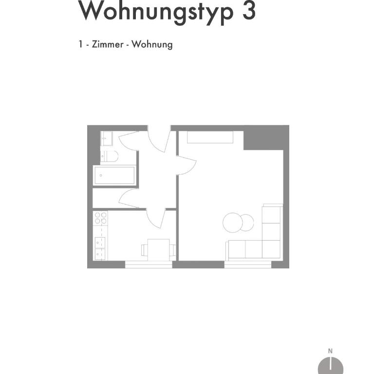 Modern City Apartment 3 - One-Bedroom Apartment - 17