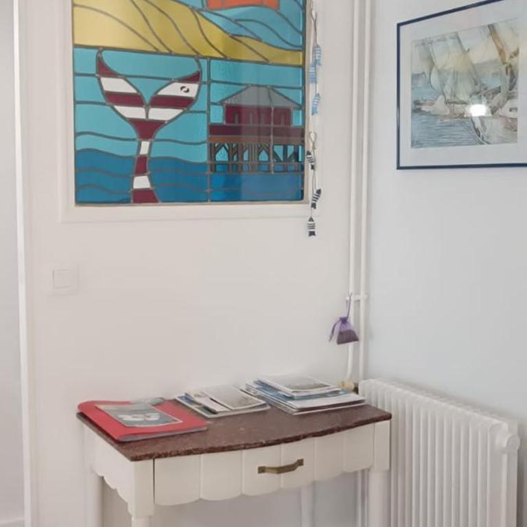 Le vitrail d'Arcachon - Appt Spacieux Terrasse Ménage draps inclus - Apartment mit 2 Schlafzimmern, Terrasse und Meerblick - 11