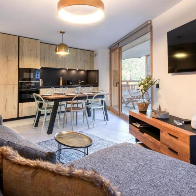 Appt moderne aux Houches Balcon Parking - Appartement - 3