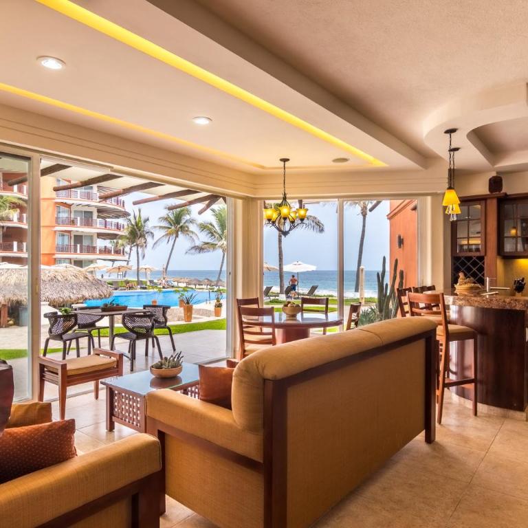Beachfront in a peaceful Resort 8mi from Puerto Escondido - Apartamento de 2 dormitorios con vistas parciales al océano - 15