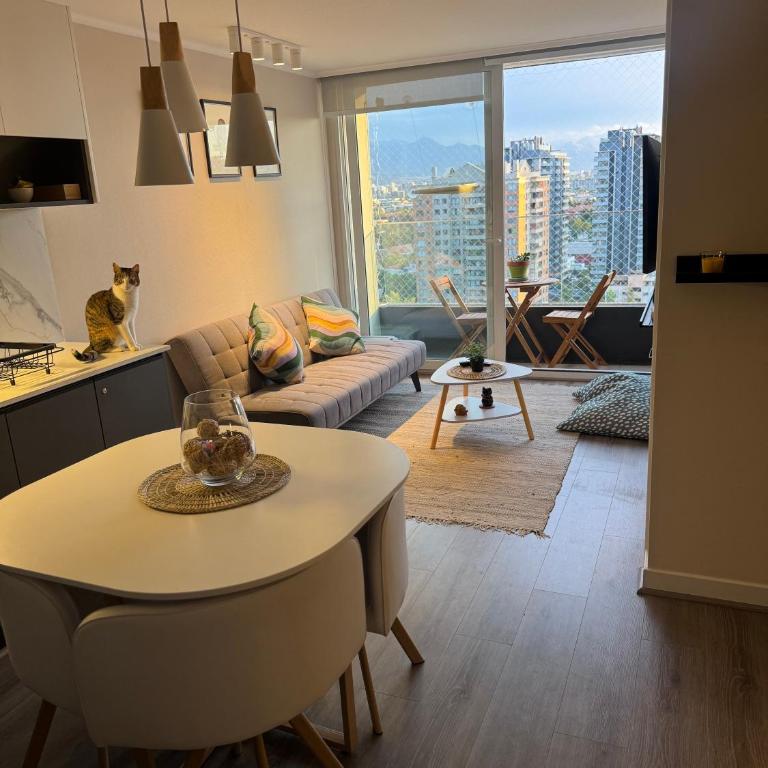 Depto Ñuñoa a pasos de barrio Italia y metro irarrazabal - One-Bedroom Apartment - 1